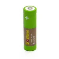 Акумулятор літієвий Soshine AA 1,5В 2200mAh 3300mWh (Для зарядних з напругою 4,25В)), мініатюра зображення № 1