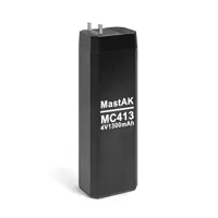 Акумулятор свинцевий для ліхтарика Mastak MС413 4V 1300mAh ), мініатюра зображення № 1