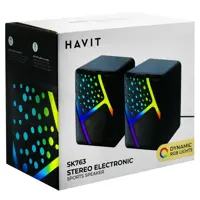 Акуст. HAVIT HV-SK763 USB 6W RGB Black