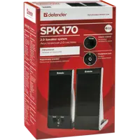 Акустика DEFENDER 2.0 SPK-165/SPK-170 4W USB чорний), мініатюра зображення № 1