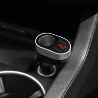 Автомобільне зарядне Hoco Z29 Regal Car Lighter, Car Charger, 2USB 3.1A, Car-Socket, LCD, Black), мініатюра зображення № 1