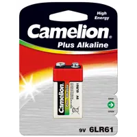 Батарейка CAMELION 6LR61 blister Plus Alkaline), мініатюра зображення № 1