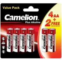 Батарейка CAMELION LR 6 / 4+2 BL (Plus Alkaline)), мініатюра зображення № 1