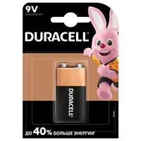 Батарейка DURACELL 9V / MN1604 KPN1*10 1 шт.), мініатюра зображення № 1