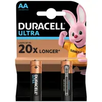 Батарейка DURACELL LR06 MX1500 ULTRA1x2 шт.), мініатюра зображення № 1