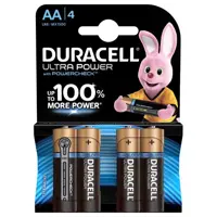 Батарейка DURACELL LR06 MX1500 ULTRA1x4 шт.), мініатюра зображення № 1