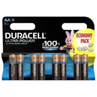 Батарейка DURACELL LR06 MX1500 ULTRA1x8 шт.), мініатюра зображення № 1