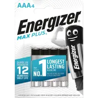 Батарейка ENERGIZER ААА LR03 MAXPLUS 1x4шт), мініатюра зображення № 1