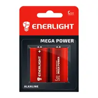 Батарейка ENERLIGHT LR14 MEGA POWER BL2), мініатюра зображення № 1