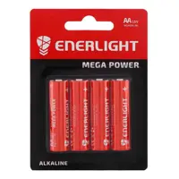 Батарейка ENERLIGHT LR6 MEGA POWER BL4), мініатюра зображення № 1