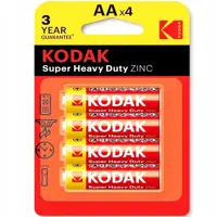 Батарейка KODAK EXTRA HEAVY DUTY R6 1x4 шт. blister 80уп.), мініатюра зображення № 1