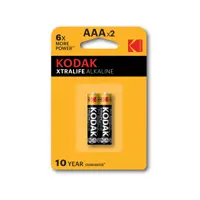 Батарейка KODAK XtraLife AAA LR03 2bl), мініатюра зображення № 1