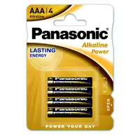 Батарейка PANASONIC LR03 Alkaline Power (Bronze) 1x4 шт. 48уп), мініатюра зображення № 1