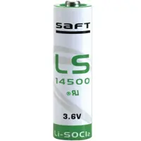 Батарейка SAFT LS 14500 AA 2.25 Ah 3.6V), мініатюра зображення № 1