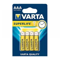 Батарейка VARTA 2003 (R03) Superlife блистер (4BL) 48уп.), мініатюра зображення № 1