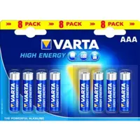 Батарейка VARTA 4903 (LR03) LONGLIFE Power 1x8 BL), мініатюра зображення № 1