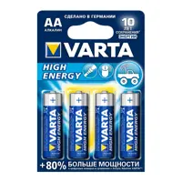 Батарейка VARTA 4906 (LR06) High-Energy 1x4 шт.), мініатюра зображення № 1