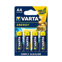 Батарейка VARTA LR06 (04106) ENERGY 1X4BL), мініатюра зображення № 1