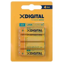 Батарейка X-DIGITAL LR 06 1x4BL 40уп), мініатюра зображення № 1