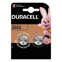 Батарейка літієва DURACELL DL2032 DSN 2 шт.), мініатюра зображення № 1