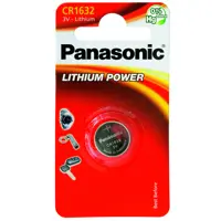 Батарейка літієва PANASONIC CR1632 (1BL)