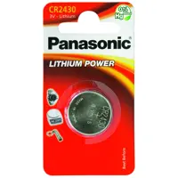 Батарейка літієва PANASONIC CR2430 Lithium  3V, 1х1 шт), мініатюра зображення № 1