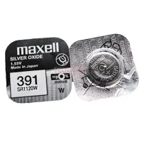 Батарейка в годинник MAXELL SR1120 SW (381) 1х10(NEW EUROPE)), мініатюра зображення № 1