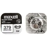 Батарейка в годинник MAXELL SR521SW-B1 (379) 1x10), мініатюра зображення № 1