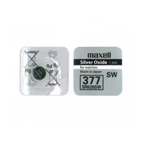 Батарейка в годинник MAXELL SR626SW-G4 (377) 1x10 (NEW EUROPE)), мініатюра зображення № 1