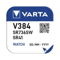 Батарейка в годинник VARTA SR736SW-B1(392)), мініатюра зображення № 1