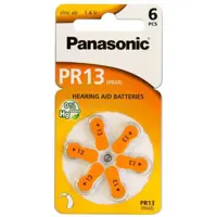 Батарейка в слуховий апарат PANASONIC Zinc Air PR 13 / (6 bl)