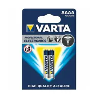 Батарейка в стілус VARTA LR61 AAAA (4061) Alkaline 2bl), мініатюра зображення № 1