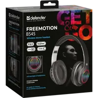 Bluetooth Навушники DEFENDER FreeMotion B545 black), мініатюра зображення № 1