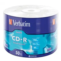 Диск VERBATIM CD-R 700Mb 52x Wrap 50 pcs 43787), мініатюра зображення № 1