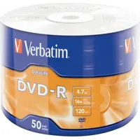 Диск VERBATIM DVD-R 4,7Gb 16x Extra Protection Wrap 50 pcs 43791), мініатюра зображення № 1