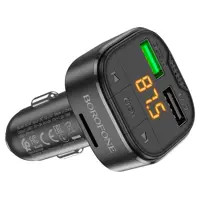 FM-модулятор BOROFONE BC43 Flash QC3.0 чорний