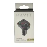 FM-модулятор HAVIT HV-FM811BT Black), мініатюра зображення № 1