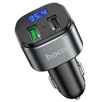 FM-модулятор HOCO E67 2USB QC3.0 BT5.0 black), мініатюра зображення № 1