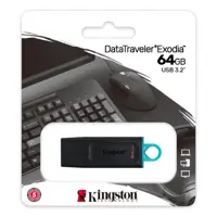 Флешка KINGSTON DataTraveler Exodia 64 GB USB 3.2), мініатюра зображення № 1