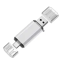 Флешка T&G 009 64GB USB3.0/Type-C Star срібло), мініатюра зображення № 1