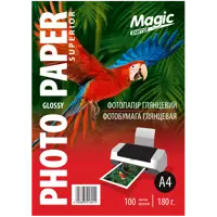 Фотопапір Magic A4 глянцевий 180г (100 аркушів)), мініатюра зображення № 1