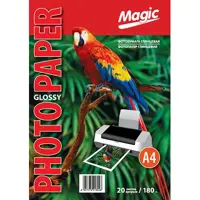 Фотопапір Magik A4 Глянцевий 180g  (20арк.)