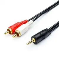 Кабель ATCOM  Audio mini-jack(M) - > 2 RCA (M) довжина 1,8 м(10707)