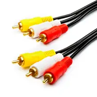 Кабель ATCOM 3RCA-3RCA 1.8m PE 10711), мініатюра зображення № 1