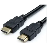 Кабель ATCOM HDMI - HDMI Standard 1.4 1.0m black 17390), мініатюра зображення № 1