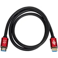 Кабель ATCOM HDMI - HDMI VER 2.0 4K 3.0m Red/Gold 24943), мініатюра зображення № 1