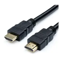 Кабель ATCOM HDMI-HDMI Standard 1.4 CCS PE 1,5m black 17001), мініатюра зображення № 1