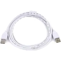 Кабель ATCOM USB - USB 1.8m white 16614), мініатюра зображення № 1