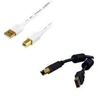 Кабель ATCOM USB AM/BM ferite 0.8 м white 6152), мініатюра зображення № 1