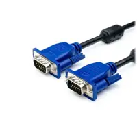 Кабель ATCOM VGA 2 ferite 1.5m black 7789